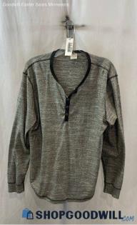 Lucky Brand Men's Gray Long Sleeve Shirt - Sz XL