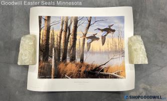 "North Country Bluewings" Gary Sorrels Signed 21"x17" 1014/3600 Duck Bird Print