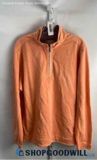 Tommy Bahama Men's Orange Cotton Long Sleeve - Sz L