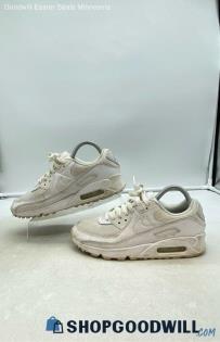 Nike Women's Air Max 90 White Synthetic Sneakers Sz 8