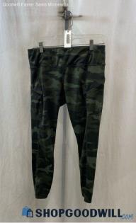 Athleta Women's Olive Camo Side Pocket Active Leggings - Sz M