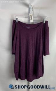 Lane Bryant Women's Heather Purple Pullover Shirt - Sz 22/24