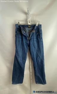 Lucky Brand Men's Blue Relaxed Straight Leg Jeans - Sz 30