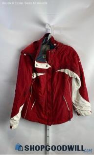 Columbia Women's Red/White Core Jacket - Sz S