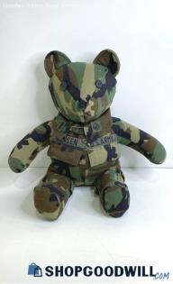 Appear To Be Us Army Green Cameo Keepsake Teddy Bear