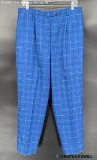 Pendleton Women's Blue plaid Wool blend pants - Sz 16