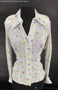 Western Collection Styles Women's Pastel LS shirt - Sz XXS - NWT