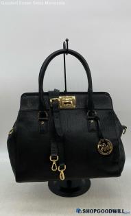 Michael Kors Astrid Black Satchel/Top Handle Bag Womens Leather