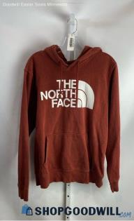 The North Face Men's Burnt Orange Hoodie - Sz M