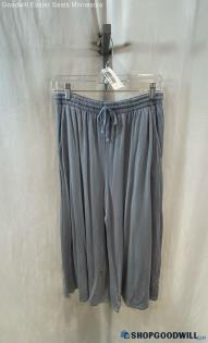 Athleta Women's Pale Blue Jersey Knit Flowy Wide-Leg Pants - Sz XS