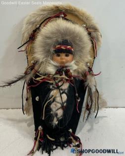 Native American Indian Papoose Cradle Board