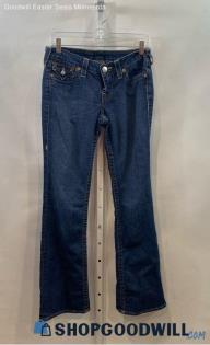 True Religion Women's Bootcut Blue Jeans - Sz 28