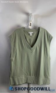 Athleta Women's Green Sleeveless Shirt - Sz L