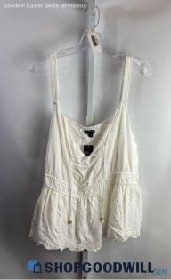 NWT Torrid Women's White Tank Blouse - Sz 3X