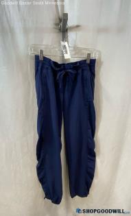 Athelta Women's Navy Side Ruched Tech Joggers - Sz 4