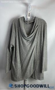 Chico's Women's Heather Gray Pullover Sweater - Sz 16