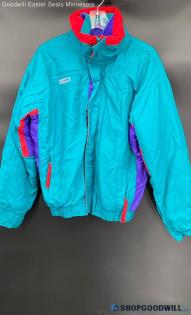 Columbia Men's Teal winter jacket w/Removable fleece liner - Sz M