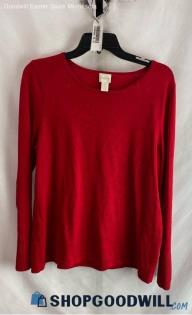 Chico's Women's Red Sweatshirt - Sz L