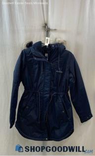 Columbia Women's Navy Insulated Slim Fit Coat - Sz S