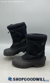 Sorel Men's Moresby Black Synthetic Snow Boots Sz 8