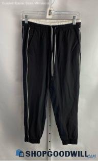 Athleta Women's Black/White Detail Nylon Pants - Sz 2P