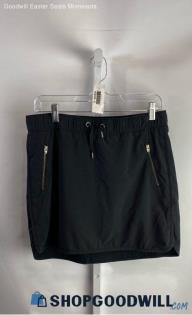 Athleta Women's Black Tie-Waist Polyester Skirt - Sz S