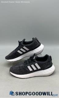 Adidas Women's Swift Run 22 Black/Grey Mesh Sneakers Sz 6.5