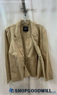 NWT Liverpool Women's Tan Double Button Fashion Blazer - Sz M