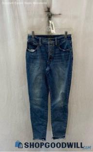 Lucky Brand Women's Blue Washed Ankle Skinny Jeans - Sz 4