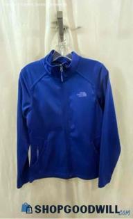 The North Face Women's Blue Full Zip Sweater - Sz M