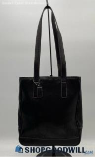 Authentic Vintage Coach Hampton Black Leather Tote Handbag/Purse