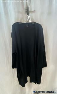 Torrid Women's Black Jersey Knit Long Pocketed Cardigan - Sz 4