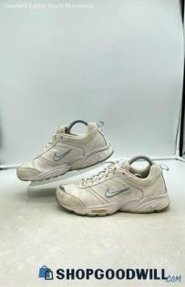 Nike Women's View II White Leather Sneakers Sz 8.5