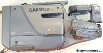 Samsung SCF703 VHS HQ Movie Video Camera Recorder With Bag