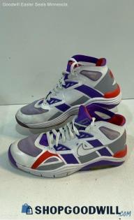 Nike Mens Lunar 180 Trainer SC White Purple Leather Sneaker Athletic Shoe 10