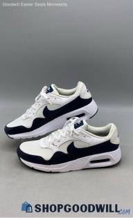 Nike Men's Air Max SC White/Navy Mesh Sneakers Sz 10.5