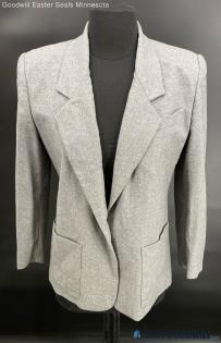 Rafaella Petites Women's Grey Wool blazer - Sz 6