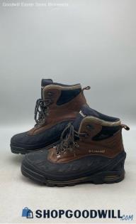 Columbia Men's Bugabootoo Brown Leather Hiking Boots Sz 14