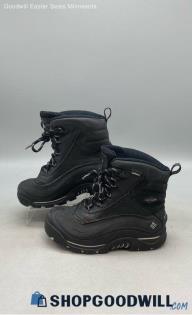 Columbia Women's 1332-011 Black Leather Snow Boots Sz 7