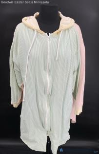 Carole Hochman Women's Pastel Stripe LWT Cotton jacket - Sz L