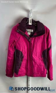 Columbia Women's Pink/Purple Insulated Coat - Sz M