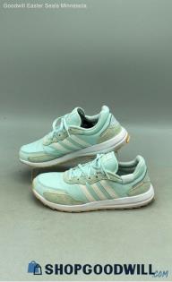 Adidas Women's Retrorun Halo Mint Green Mesh Sneakers Sz 7.5