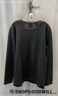 Scotch & Soda Men's Dark Gray Textured Crewneck Sweatshirt - Sz XL