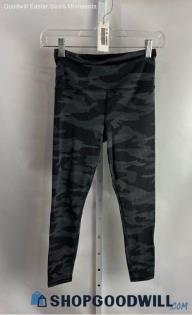 Athleta Women's Gray Camo Cropped Leggings - Sz XS