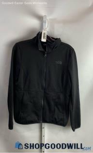 The North Face Women's Black Fleece Lined Zip Up Tech Hoodie - Sz M