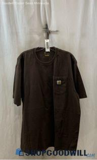 Carhartt Men's Brown Pocket T-Shirt - Sz XLT