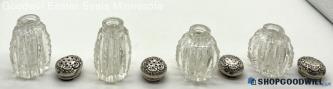 Vintage Sterling Salt & Pepper Shakers (4)