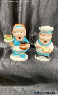 Department 56 Chefs Salt & Pepper Shakers