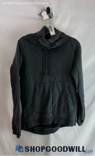 Lululemon Women's Charcoal Gray Mock Neck Sweater - Sz 6