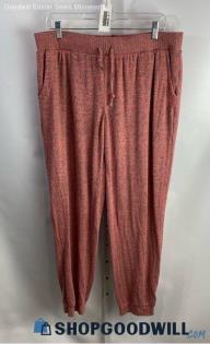 Chico's Zenergy Women's Pink/Gray Lightweight Soft Knit Lounge Joggers - Sz 2